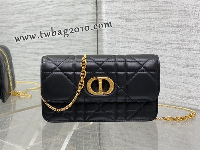 Dior专柜新款迪奥顶级原单Caro Miss蒙田拼皮花色链条WOC djfk1126